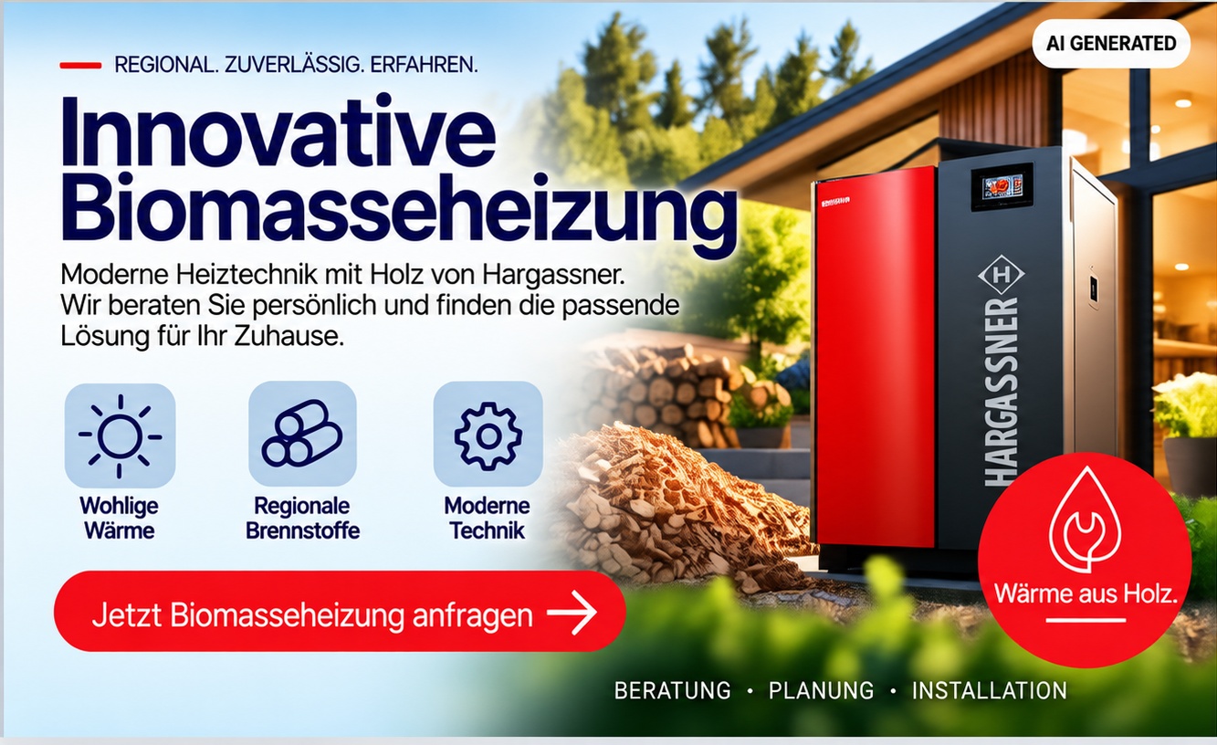 Biomasseheizung mit Pellets und Hackschnitzeln bei Bischof-Heizung