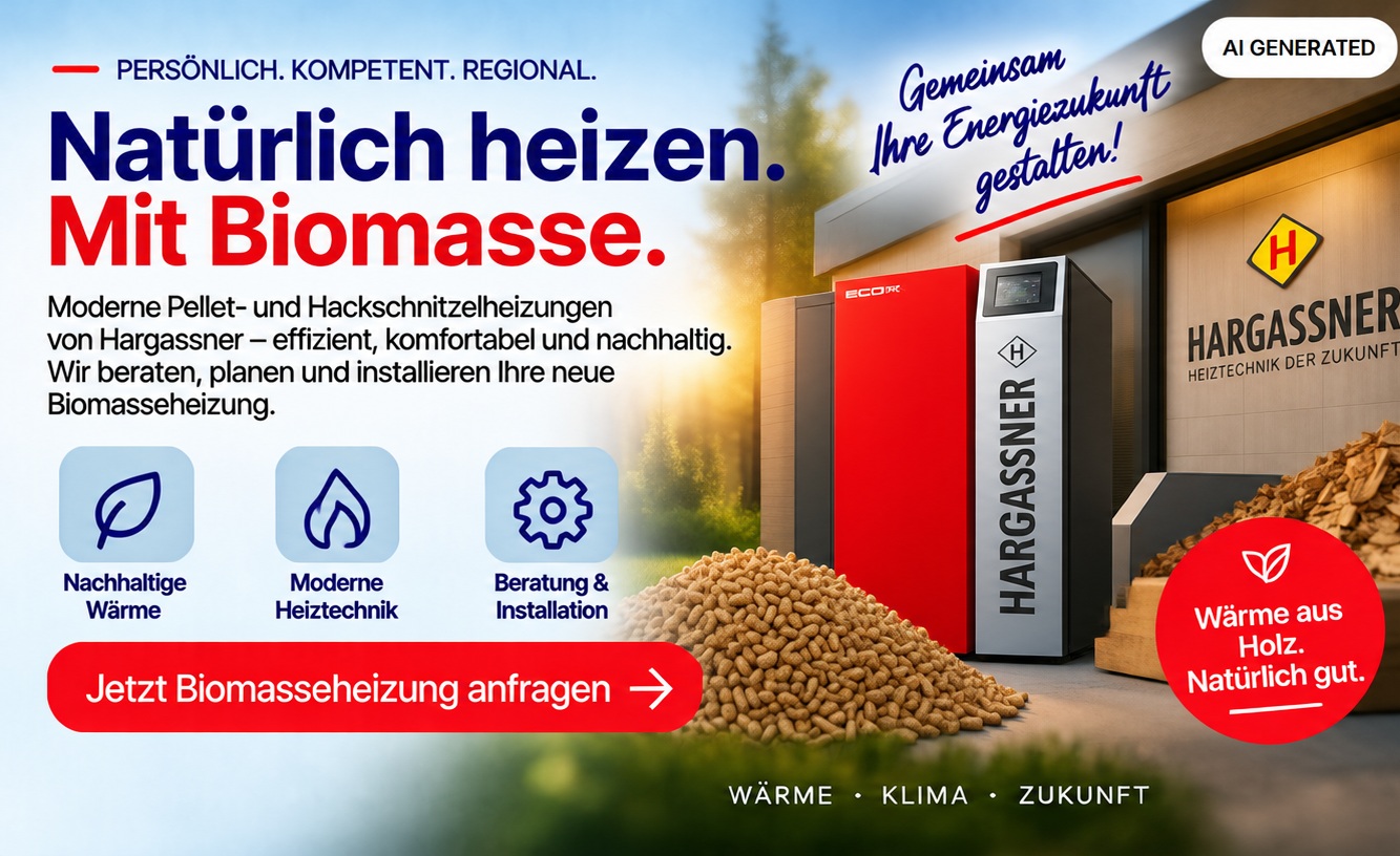 Biomasseheizung mit Pellets und Hackschnitzeln bei Bischof-Heizung